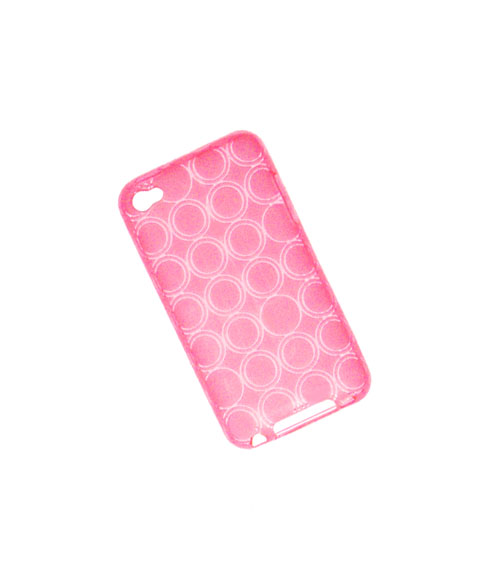 Pink TPU Rubber Skin for iTouch 4th Generation