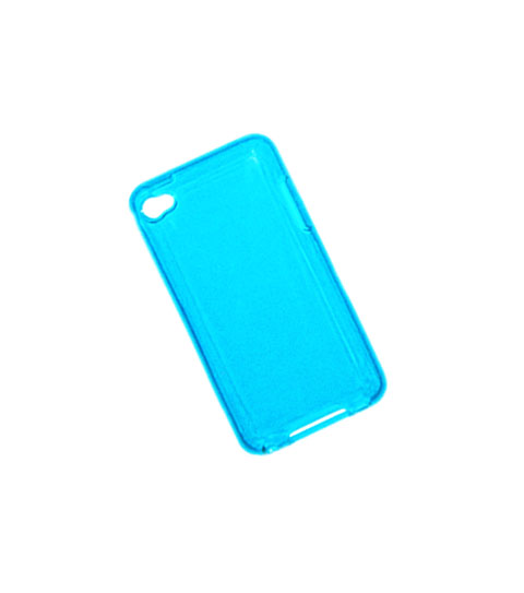 Blue TPU Rubber Skin for iTouch 4th Generation