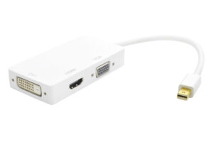 Mini DisplayPort to HDMI / DVI / VGA (3-in-1) Adapter