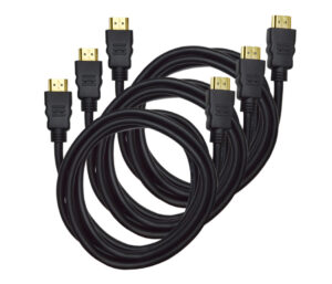 6ft Gold-Plated HDMI to HDMI Cable (3 pack)