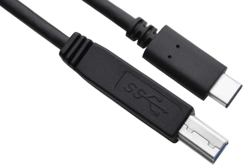 3.2ft USB 3.1 Type-C to USB BM Data & Charging Cable - Image 3
