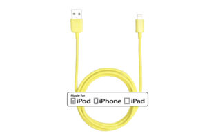 4ft MFi Certified Lightning to USB Sync and Charge Cable (Yellow)