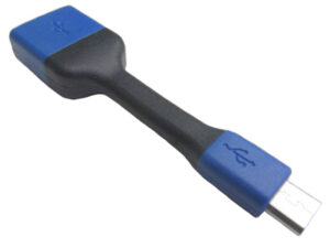 Black and Blue USB OTG Adapter
