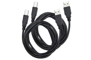 6ft USB 2.0 A Male to B Male Cable (2 Pack)
