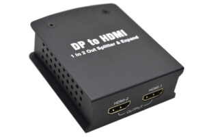 Display Port to HDMI Splitter / Expander One to Two HDMI Output