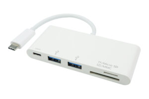 USB 3.1 Type-C to Micro SD/TF + PD + 2 X USB 3.0 Hub