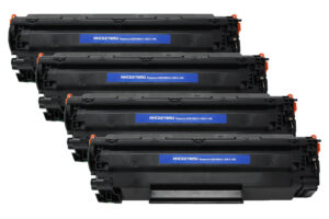 Premium Toner Cartridge Compatible with Canon CRG-128 (Black, 4 pack)