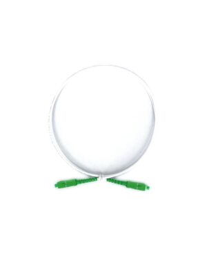 Fiber SC-SC Single-Mode 3.0mm Duplex LSZH White Jacket Armored